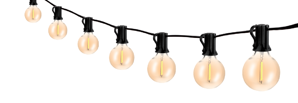 Outdoor String Lights with Suspension Sockets III
